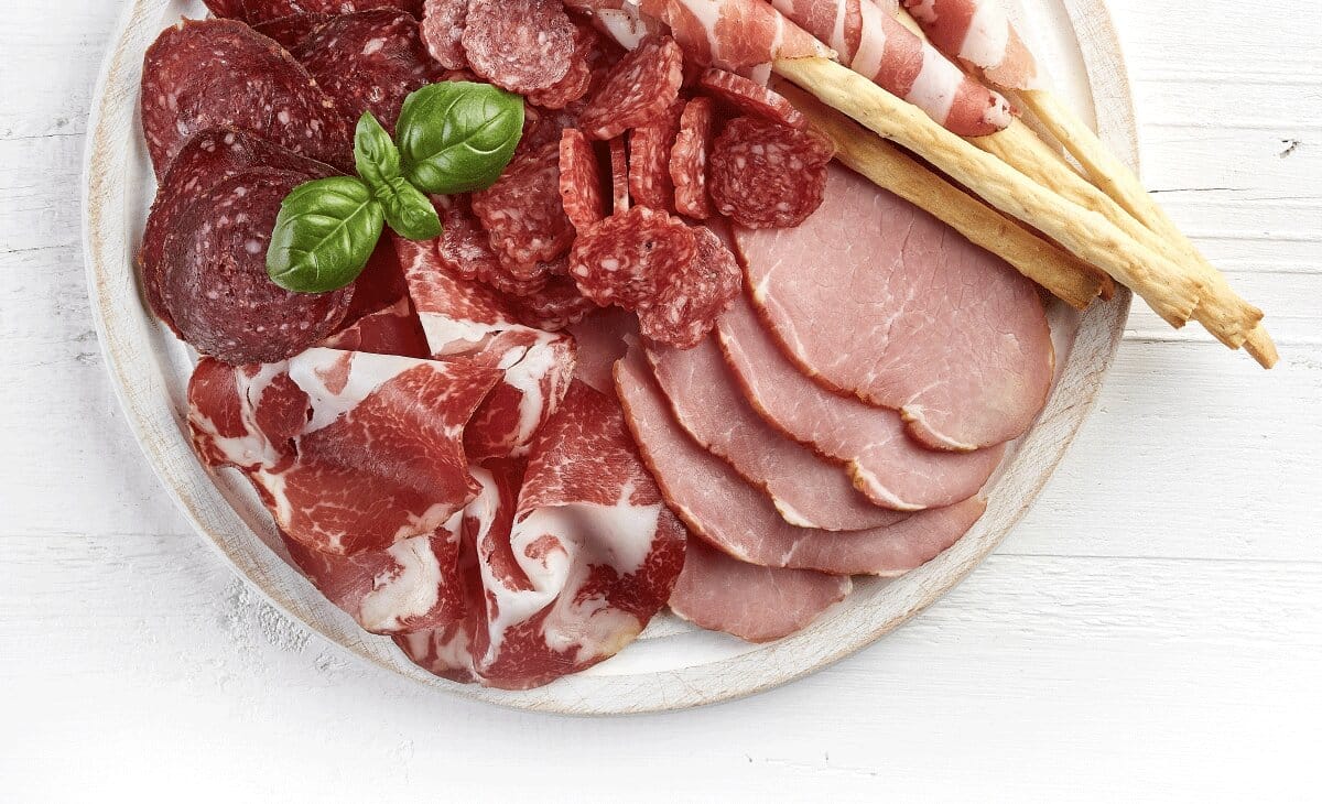 plate of meat
